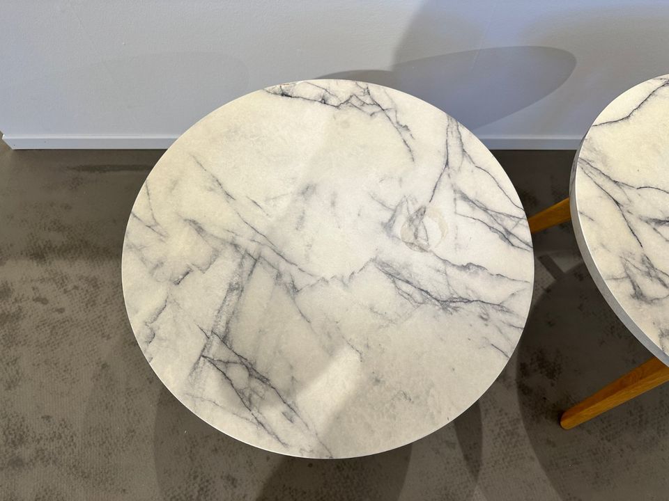 2 x Beistelltisch Tisch Marmoroptik - Ausstellungsstück in Kornwestheim