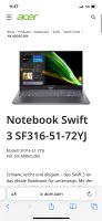 Acer Notebook Swift 3 SF316-51-72YJ Nordrhein-Westfalen - Ochtrup Vorschau