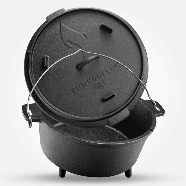 Dutch Oven massives Gusseisen 5 QT, 9 QT oder 14 QT ab 65 € in Fulda