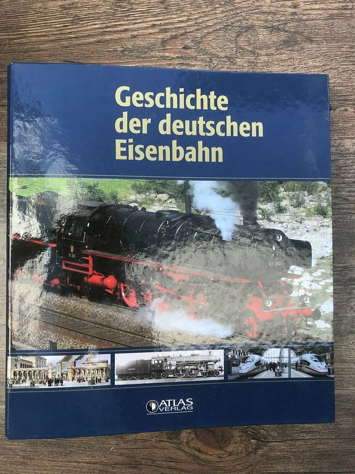 Sammelmappe Geschichte Der deutschen Eisenbahn - Atlas Verlag in Oranienbaum-Wörlitz