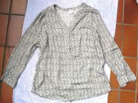 Bluse grün / beige langarm - Gr. 46 - Mona Baden-Württemberg - Freiberg am Neckar Vorschau