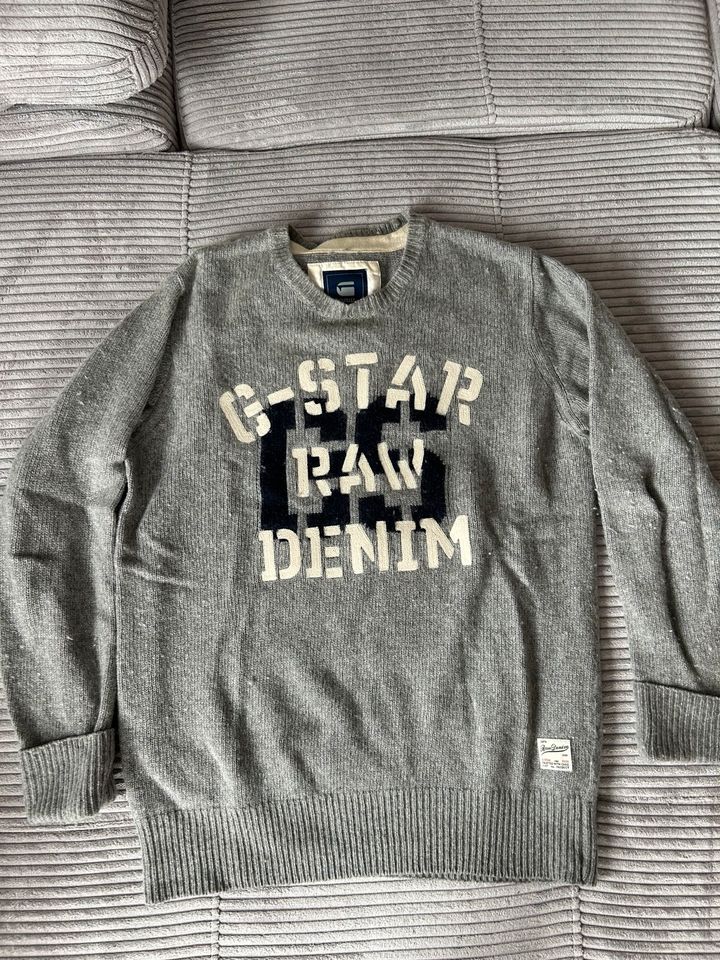 G Star Pullover Herren Grau Winter M in Velbert