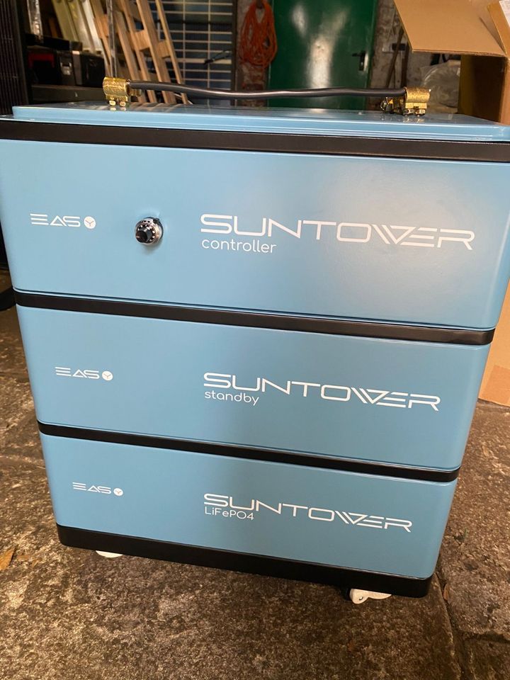 Suntower Speicher für 800W Balkonkraftwerk Batterie Notstrom Set in Dortmund