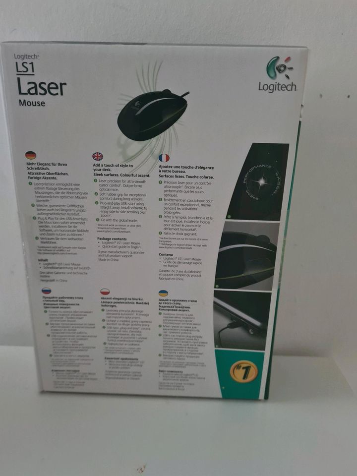 Logitech LS1 Laser Mouse! NEU! OVP! Kabelgebundene Maus! in Roetgen