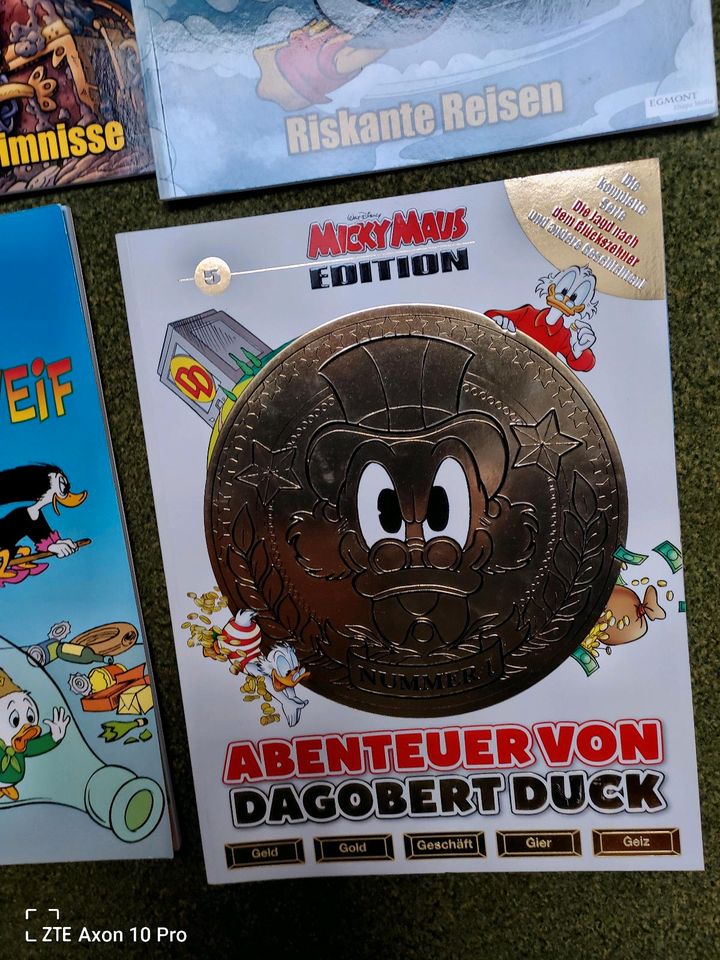 Disney Duck Tales Dagobert Barkas Libary Micky Donald Entenhausen in Keltern