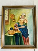 Dienstmagd mit Milchkrug Johannes Vermeer Kopie E.Rothe Ölbild Niedersachsen - Dörverden Vorschau