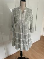 Pigalle - Kleid mit Stufen-Volants - Gr. S -mintgrün-creme Bayern - Kolitzheim Vorschau