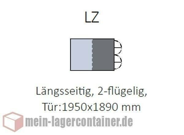 Lagerhalle 3x6m Stahlhalle Reifenlager Schnellbauhalle Lagerconta in Laatzen