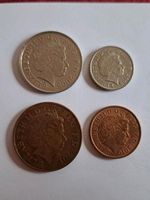 4 Münzen Großbritannien 10 5 2 1 Pence Portrait 3 Reverce neu Nordrhein-Westfalen - Marl Vorschau