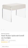 WESTWING Samt Hocker Acryl Beige Breuninger wNEU Nordrhein-Westfalen - Hilden Vorschau