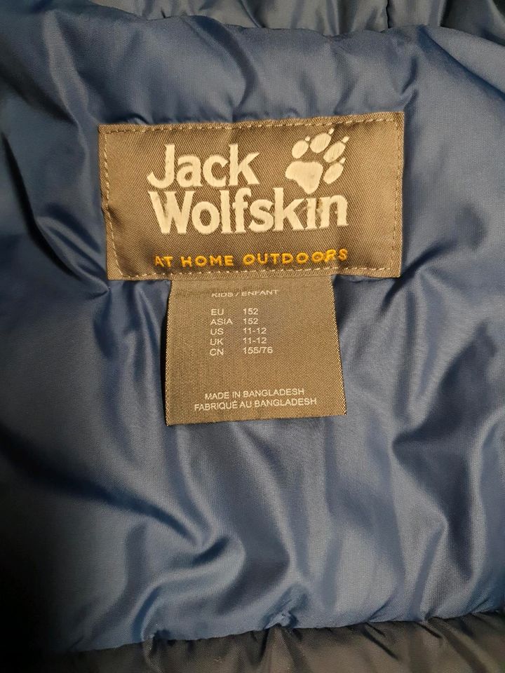 Jack Wolfskin "Argon Storm" Kinderjacke Größe 152 blau Anorak in Ritzerau