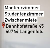 Monteurzimmer * Studentenzimmer * Zwischenmiete - in Langenfeld Nordrhein-Westfalen - Langenfeld Vorschau