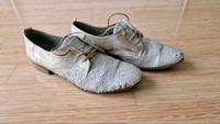 Schnürschuhe Pailletten Gr 39 gold/beige kaum getragen Baden-Württemberg - Igersheim Vorschau