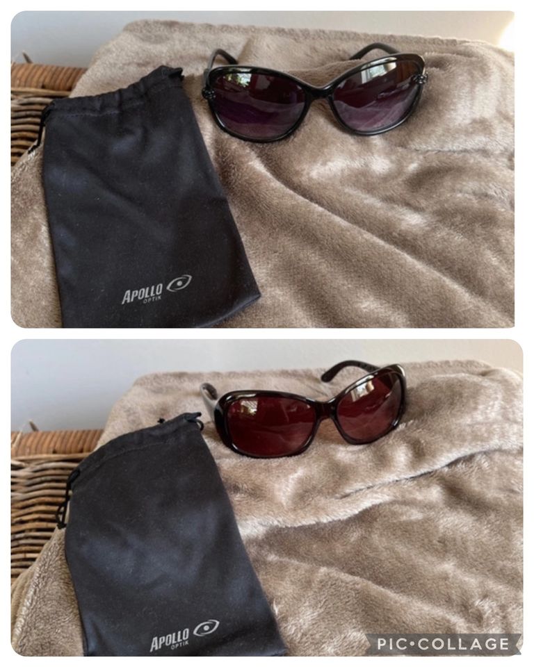 Zwei schicke Sonnenbrillen von Apollo Optik, schwarz / braun in Kreis  Pinneberg - Rellingen | eBay Kleinanzeigen ist jetzt Kleinanzeigen