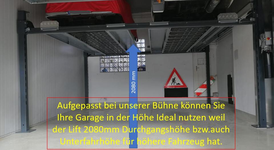 Parklift Doppelparker für 4 Fahrzeuge 4500kg  2200mm Hubhöhe in Ludwigsau