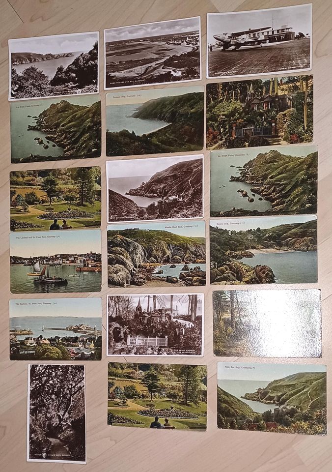 Großbritannien England Postkarten GUERNSEY Lithografie Postcard in Nienburg (Weser)