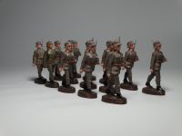 14x Elastolin Lineol Soldaten Marschierer Wehrmacht Hausser 6,5cm Kr. Dachau - Dachau Vorschau