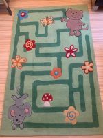 Kinderteppich Teppich 110x170 Labyrinth Maus Katze Blume grün Bayern - Tapfheim Vorschau