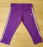 ADIDAS Damen Sporthose  Legginshose Capri  Gr. L(42-44)  Lila Nordrhein-Westfalen - Neuss Vorschau