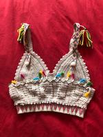 Hippie Top. Bauchfrei. Gestrickt. S Baden-Württemberg - Leimen Vorschau