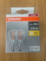 Osram LED Glühbirne 2er Pack E14 Fassung 4W/40W Nordrhein-Westfalen - Kreuztal Vorschau