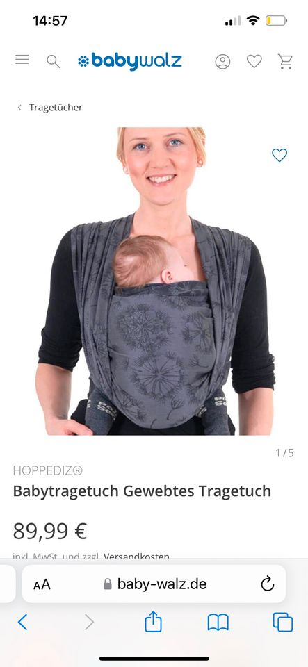 Hoppediz Babytragetuch in Bielefeld