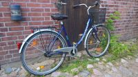 28 Zoll Damenfahrrad, blau, mit Korb, 5-Gang, Rabeneick Stratos Schleswig-Holstein - Geschendorf Vorschau