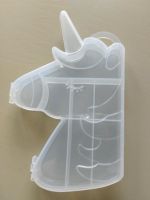 Perlenbox Einhorn transparent mit 9 Fächer 16 x 9,8 x 2,5 cm Baden-Württemberg - Ulm Vorschau