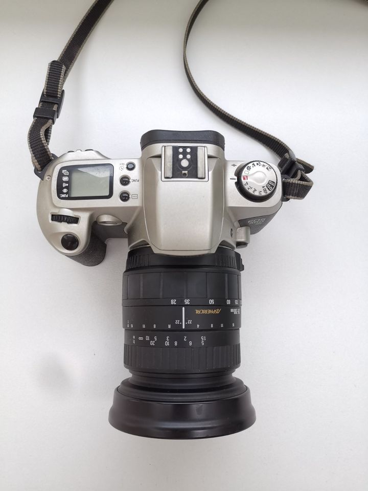 Canon EOS 500N inkl. Aspherical AF Lens Sigma 28-200mm Telezoom in Osnabrück