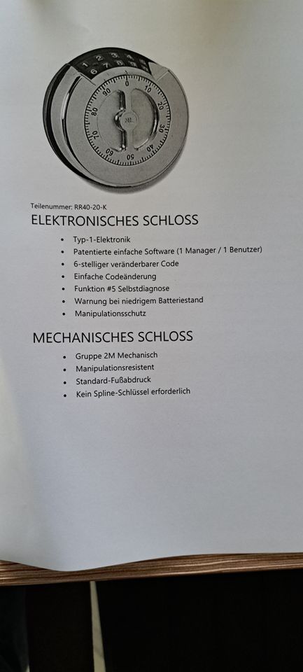 Elektronisches Hochsicherheits Tresorschloss in Moers