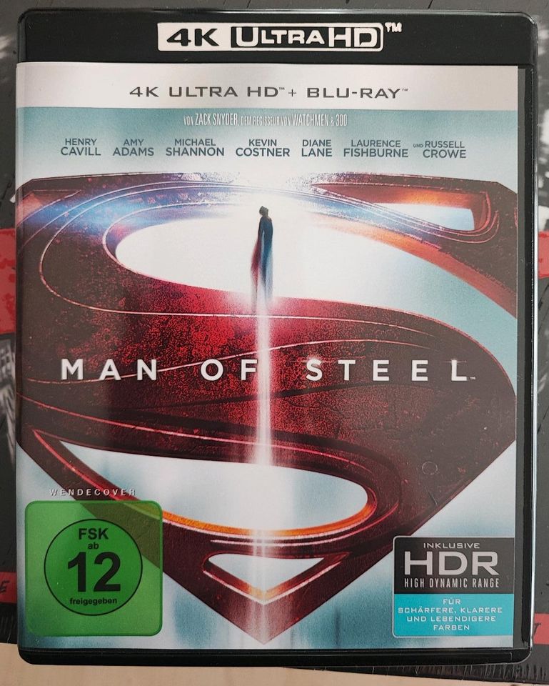 Bloodshot/BvS/Man of Steel - 4k/UHD/Bluray/3D Bluray - Englisch in Villingen-Schwenningen
