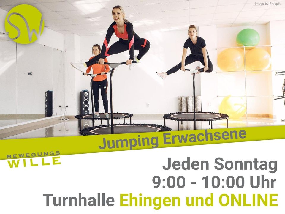 World Jumping Erwachsene und ONLINE (So) in Ehingen