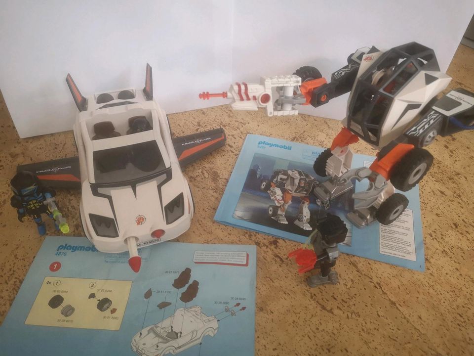 Playmobil 2x Top Agents Set: 4876 Super Racer und 9251 TEC Mech in Hildburghausen