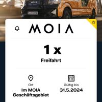 MOIA Freifahrt für 2 Personen Gutschein Coupon Hamburg & Hannover Hamburg - Harburg Vorschau