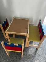 Kindertisch mit Stühlen und einer Bank Nordrhein-Westfalen - Troisdorf Vorschau