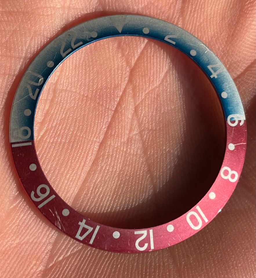 ‼️Original Vintage Fat Fond Insert Rolex für 1675 GMT red back ⭕️ in Stuttgart