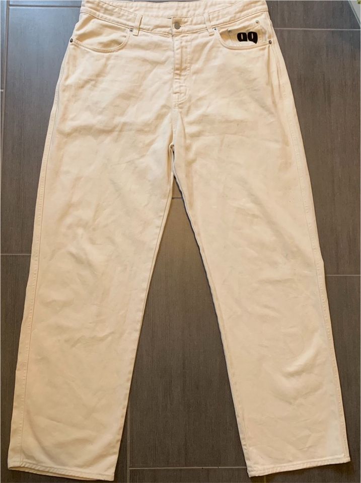 99Based Jeans Creme/Beige XL Size 34 in Bad Sassendorf