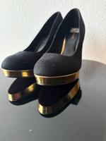 High Heels mit goldenem Absatz Kr. Altötting - Altötting Vorschau