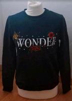 Pullover blau mit Perlen & Motiv Größe 34 Niedersachsen - Hildesheim Vorschau