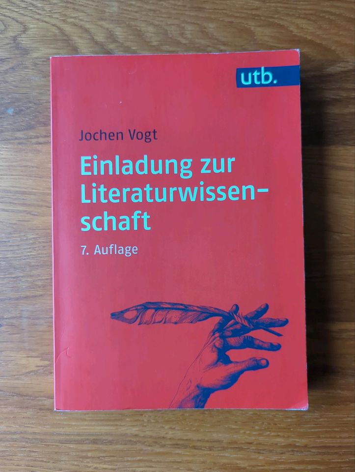 Jochen Vogt - Einladung zur Literaturwissenschaft in Unterensingen