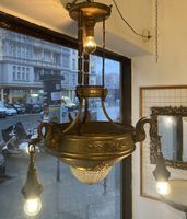 Antiker Kronleuchter Kristall Lampe Schwäne Empire um 1900 Gold Berlin - Wilmersdorf Vorschau