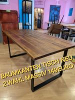 Baumkantentisch Schreibtisch Akazie neu 2wahl 160x90cm U Beine Hessen - Gießen Vorschau