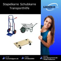 Stapelkarre 200 kg Schubkarre Transporthilfe mieten Baden-Württemberg - Heilbronn Vorschau