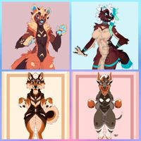 Furry Fursona Designs Fursuit freundliche Adoptables Adopts Baden-Württemberg - Rheinmünster Vorschau