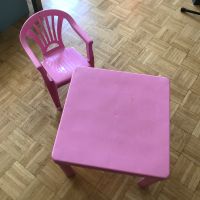 Kindertisch Plastik Pink mit abnehmbaren Beinen + 1 Stuhl Berlin - Mitte Vorschau