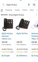 Seniorentelefon Bigtel 40 plus Rentner *wie NEU Niedersachsen - Ostrhauderfehn Vorschau