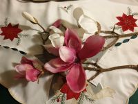 Kunstblumen Weihnachtsstrauß Deko Magnolienzweig Pink/Weiß Leipzig - Leipzig, Zentrum Vorschau