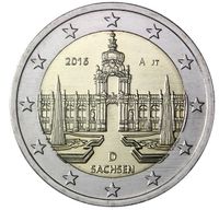 2 Euro Sondermünze Deutschland 2016 - Dresdner Zwinger, Mzz. A Nordrhein-Westfalen - Salzkotten Vorschau