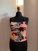 Camouflage top Damen mit schnallen orange schwarz grau Dresden - Striesen-Süd Vorschau