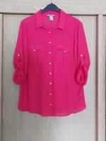 H&M Damen Bluse rot Gr. 44 mit Ärmeln zum krempeln Hessen - Hofgeismar Vorschau